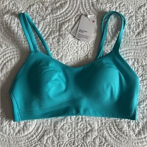 Lululemon electric turquoise like a cloud bra